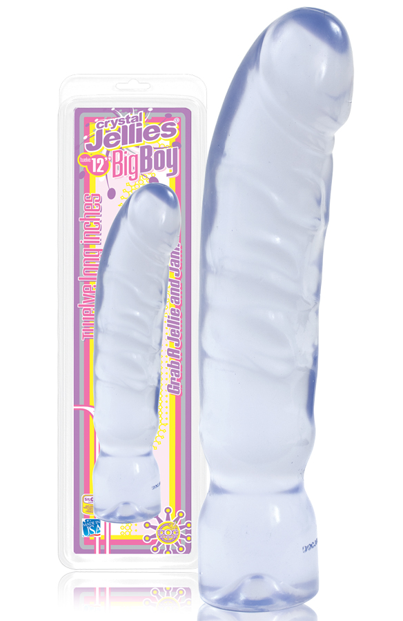 Dildo analne Crystal Jellies Big Boy - 29,5 cm