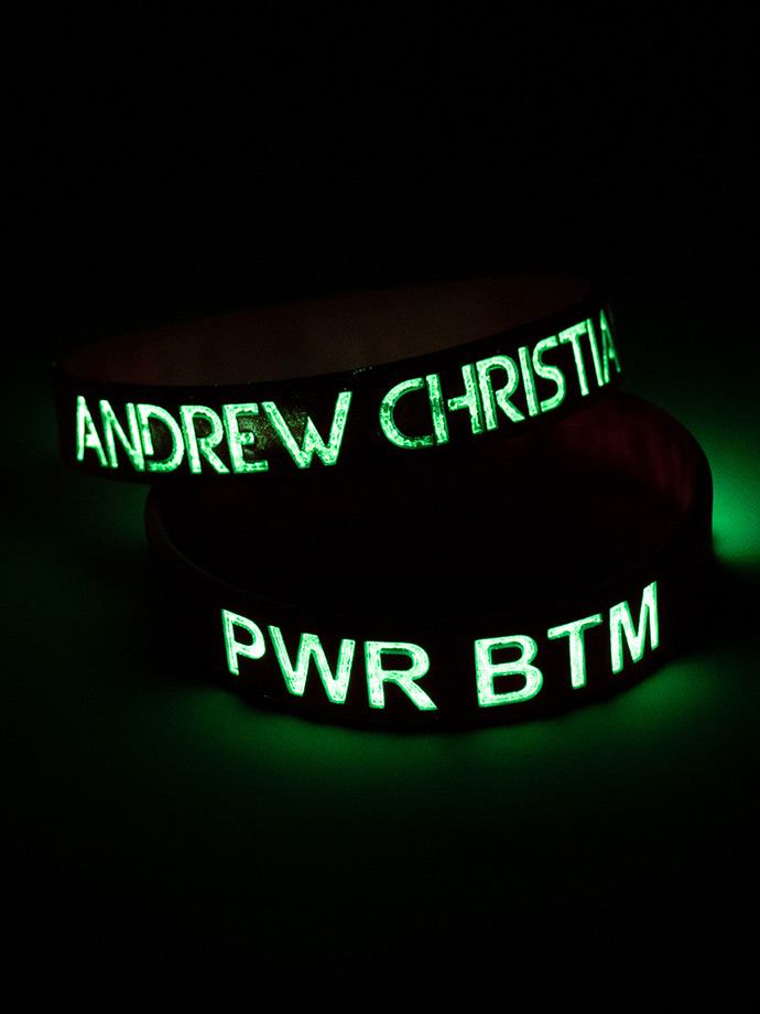 PWR BTM Glow-In-The-Dark Wristband