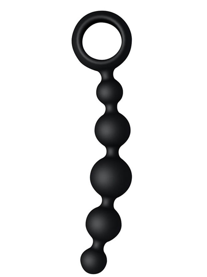 Koraliki analne Joyballs Anal Wave - czarne - 17,5 cm