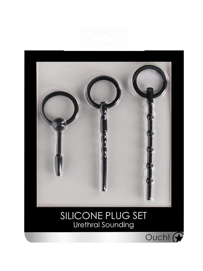 OUCH! Silicone Plug Set - Urethral Sounding Small
