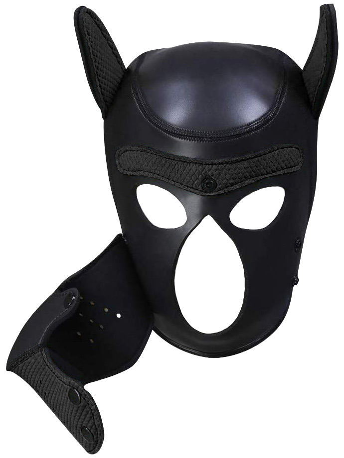 Puppy Play Dog Mask - Black