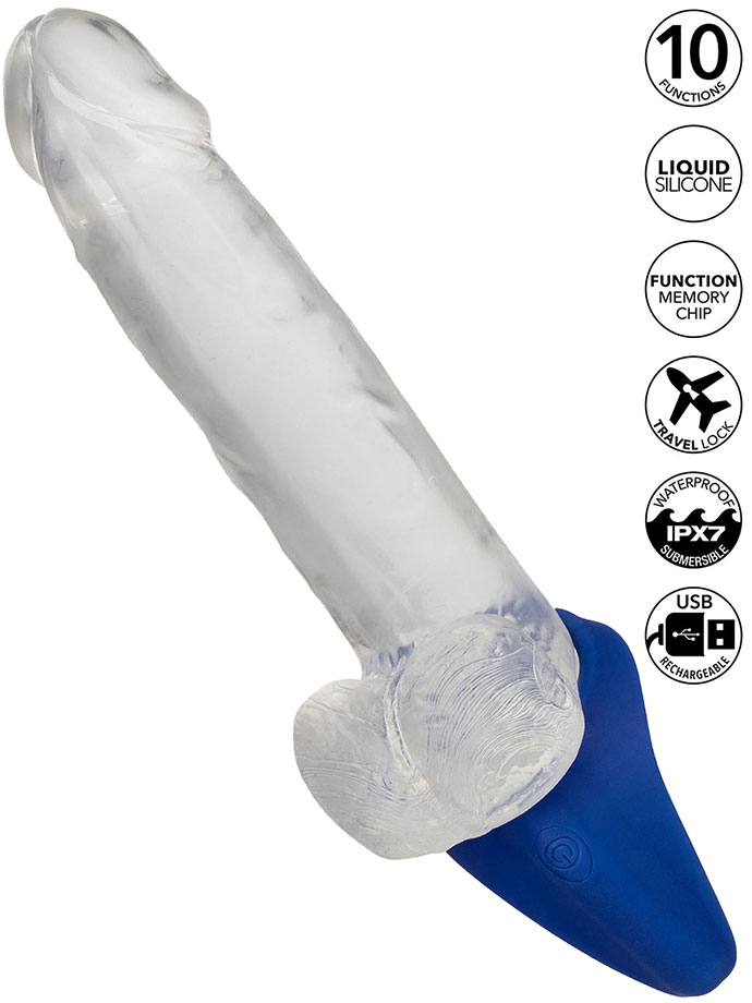 Admiral - Silicone Vibrating Perineum Massager Cockring