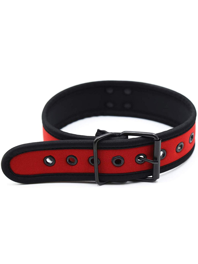 Puppy Play Neoprene Collar - Red
