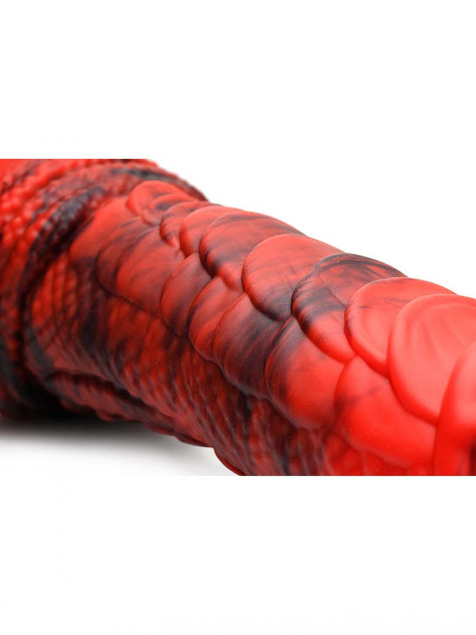 Creature Cocks - Fire Dragon Scaly Silicone Dildo