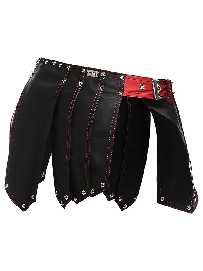 DNGEON Roman Skirt - Black/red