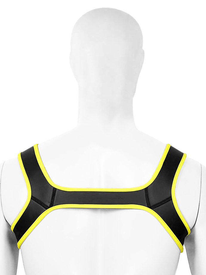 Pupplay Neoprene Harness - Yellow/Black