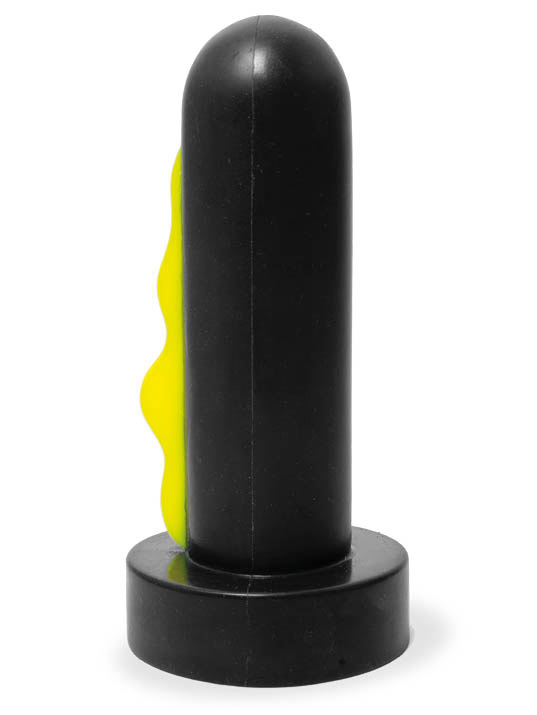 Sonda analna Keep Burning Rocket Dildo - czarny/żółty