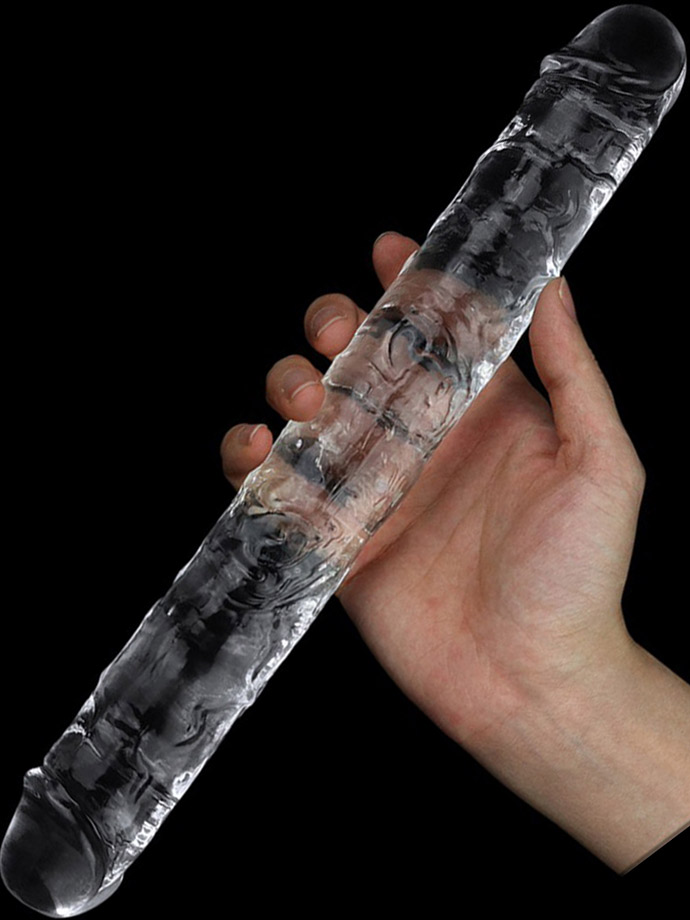Flawless Clear 12 inch Double Dildo