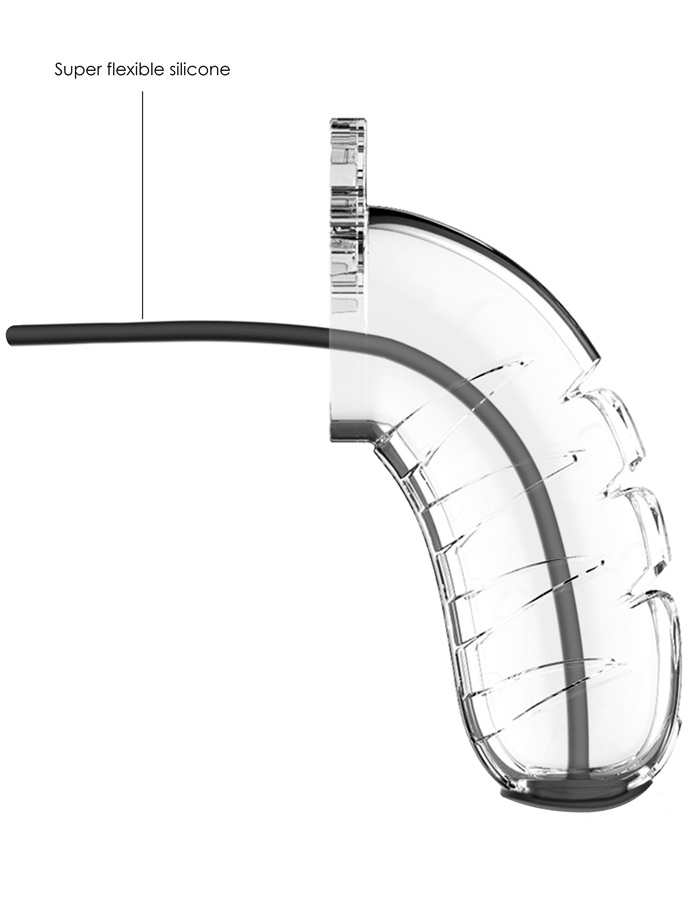 ManCage Cock Cage Model 16 with Dilator - Transparent