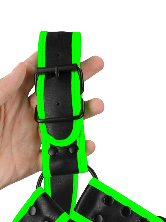 OUCH! Glow in the Dark - Buckle Bulldog Harness