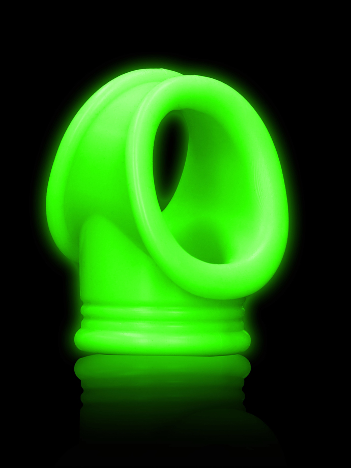 OUCH! Glow in the Dark - Cock Ring & Ball Strap