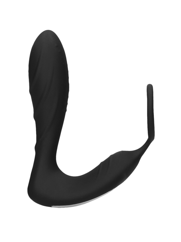 OUCH! E-stim Vibrating Butt Plug Wireless & Cockring
