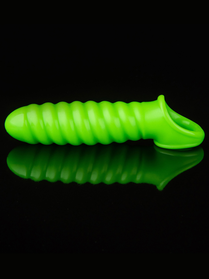 OUCH! Glow in the Dark - Swirl Stretchy Penis Sleeve