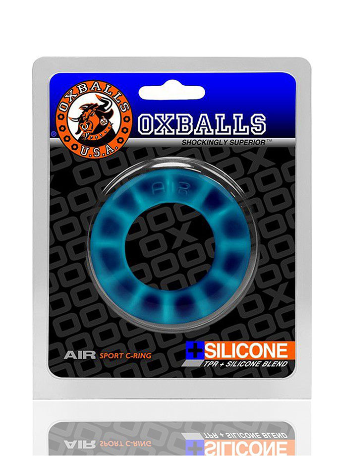 Oxballs Air-Hole Cockring Blue