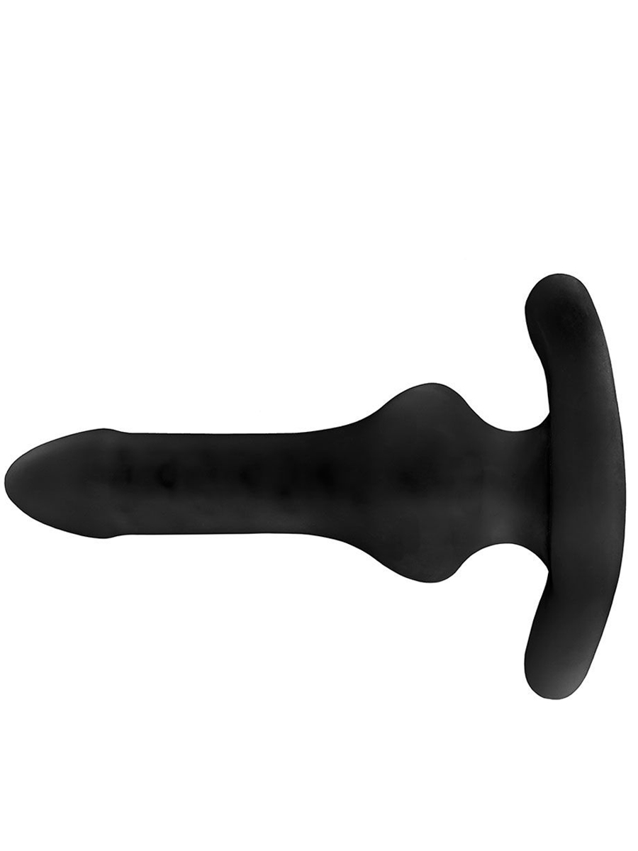 Nakładka na penisa i wtyczka analna Hump Gear - czarna