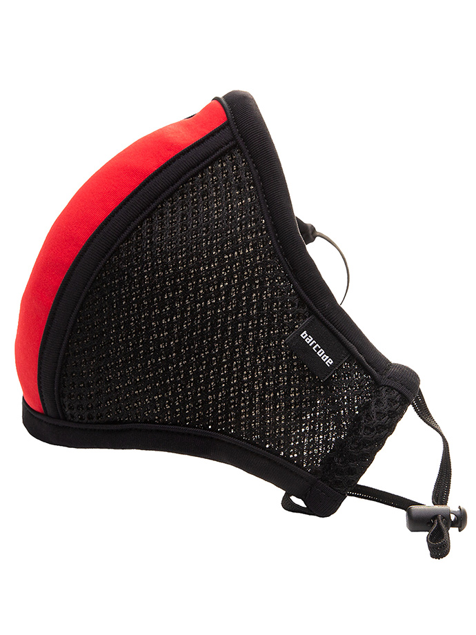 Barcode Berlin - Face Mask with Filter - Black/red