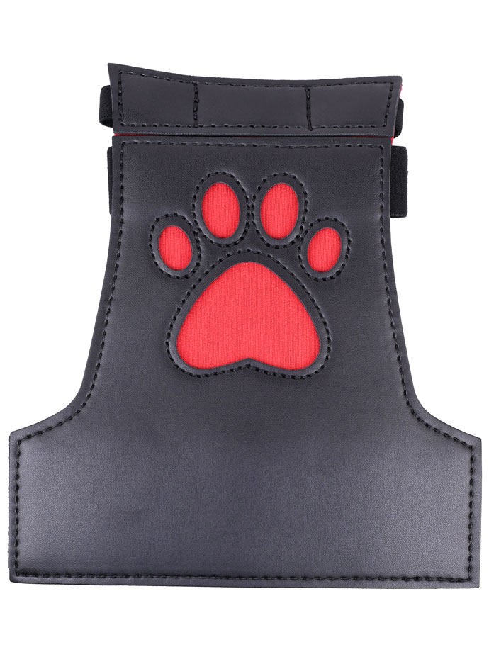 Puppy Play Padded Palm Gloves - Red