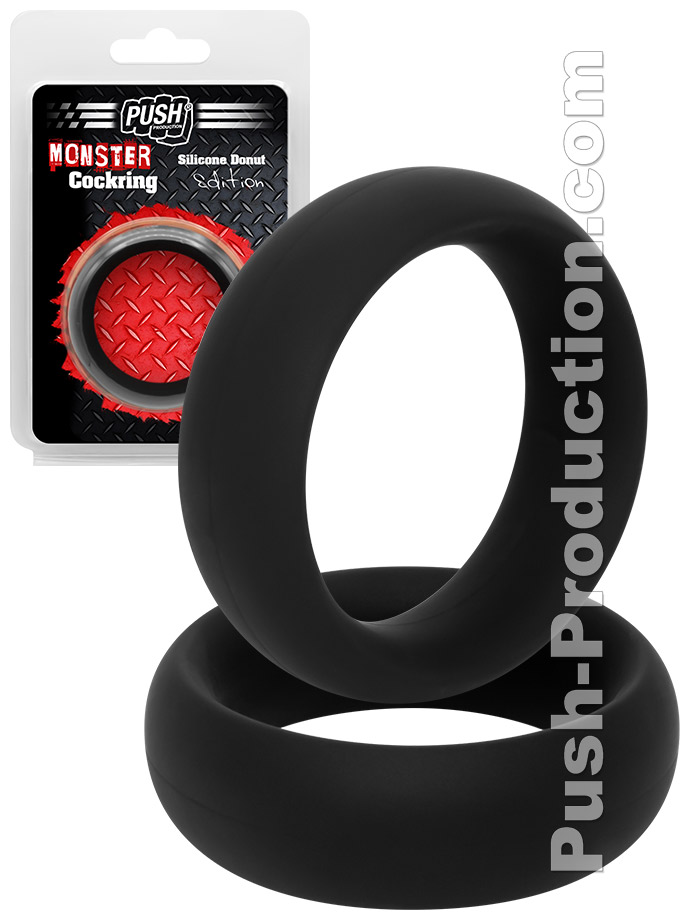 Pierścień erekcyjny Push Monster - Silicone Donut