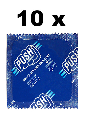 Mocne prezerwatywy PUSH - 10 sztuk