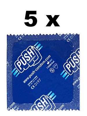 Mocne prezerwatywy PUSH - 5 sztuk