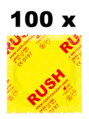 Wygodne prezerwatywy RUSH 100 sztuk