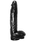 Odlew penisa aktora porno - dildo Chad - czarne