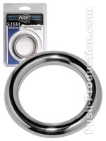 Cock Ring Push Steel - High Polished Power - 10mm