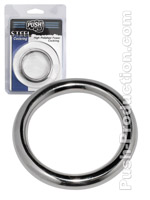 Cock Ring Push Steel - High Polished Power - 8mm