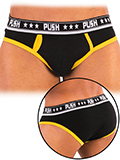 Slipy Push - Premium Cotton - Black/Yellow