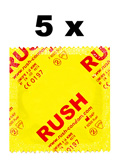 Wygodne prezerwatywy RUSH - 5 sztuk