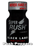 Poppers SUPER RUSH BLACK - mały